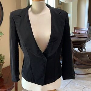 Max Mara Black Cropped Jacket